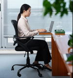 Trident Mesh Office Chair Study Chair | fix armrest| Adjustable Lumbar Chair|pre Assembled with 1 years Parts Replacement warranty