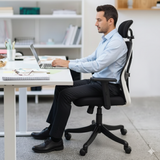 Zidle Matrix High back chair with Adjustable handles & height|DIY with 1 years Parts Replacement warranty