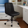 Zidle Unix Study Desk Chair, Height Adjustable Stool, 360° Swivel, Faux Leather|pre Assembled with 1 years Parts Replacement warranty