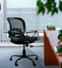 Trident Mesh Office Chair Study Chair | fix armrest| Adjustable Lumbar Chair|pre Assembled with 1 years Parts Replacement warranty