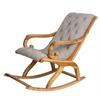 Zidle Stellar Wooden Rocking Chair Assembled | Indoor Slat Back Design | Curved |pre Assembled with 1 years Parts Replacement warranty