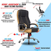NEWTURN Creta Premium Faux Leather High Back Boss revolving chait for Work/Office|pre Assembled with 1 years Parts Replacement warranty