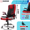 NEWTURN Commando Double Cushion Boss Office revolving Chair with Adjustable hndl