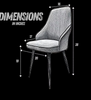 Elite Sofa Faux Leatherette Medium Back Accent Dining Chair| Home| Kitchen| Dini