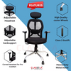 NEWTURN Matrix High Back Ergonomic Mesh Work from Home/Office Revolving Chair DIY with 1 years Parts Replacement warranty