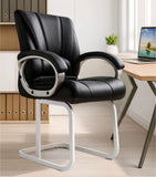 Alpha Premium office visitor / waiting / client chair with Double Support metal Frame   & 1 year warranty