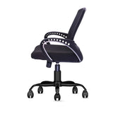 Classela Blazia Black Mesh Mid-Back Revolving Office with back tilt & Height adjustment|pre Assembled with 1 years Parts Replacement warranty