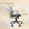 NEWTURN Elanzo Mesh Office Chair Mid Back Mesh Ergonomic Home and Office Desk|pre Assembled with 1 years Parts Replacement warranty