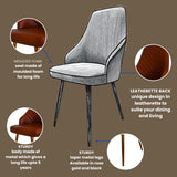 Zidle Helium Accent Dining Visitor Chair for Living Room| Bedroom | Restaurant | Made in Hard Press ply Velvet Back & Seat | Powder Coated Metal Taper Legs | Fully Assembled (Elite Black)