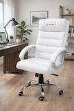 NEWTURN® Softy   High Back Premium Leatherette Soft Double Cushioned Work from Homepre Assembled with 1 years Parts Replacement warranty