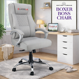 NEWTURN Desire HIGH Back (Pre Assembled) with Heavy Duty Metal Stand Premium Leather |pre Assembled with 1 years Parts Replacement warranty