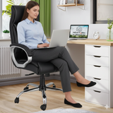 NEWTURN Ranger High-Back (Pre-Assembled) with Chrome Metal Stand Ergonomic Premium Chair