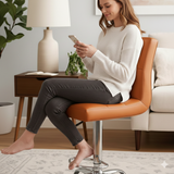 Zidle Cadbury Modern Bar Stool with Anti-Slip Stopper | Home| Cafe| Counter |pre Assembled with 1 years Parts Replacement warranty