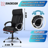 NEWTURN Ranger High-Back (Pre-Assembled) with Chrome Metal Stand Ergonomic Premium Chair