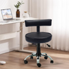 NEWTURN® Ketto Chrome Metal Stand Rolling Compact Chair Lift Swivel Stools Currency|pre Assembled with 1 years Parts Replacement warranty