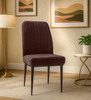 Currency Set Of 2 Velvet Metal Dining Chair|pre Assembled with 1 years Parts Replacement warranty