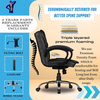 NEWTURN Mario Mid-Back (Pre-Assembled) Premium Leatherette Work from Home/Office pre Assembled with 1 years Parts Replacement warranty