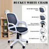 CLASSELA Bucket Low Back Revolving Office Chair with Teak Wood and Specious Mould Chair|pre Assembled with 1 years Parts Replacement warranty