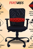 NEWTURN Ninja (DIY) Office Revolving Mesh Chair with Ergonomic Computer Chair