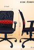 NEWTURN Ninja (DIY) Office Revolving Mesh Chair with Ergonomic Computer Chair