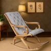Zidle Stellar Wooden Rocking Chair Assembled | Indoor Slat Back Design | Curved |pre Assembled with 1 years Parts Replacement warranty