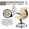 Maxson Jute Fabric Adjustable Handle