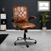 NEWTURN® Nexon Executive Office Chair, Mid Back Leatherette Ergonomic Home and Office