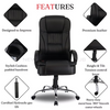 NEWTURN® Dragon High Back Premium Leatherette Soft Double Cushioned|pre Assembled with 1 years Parts Replacement warranty