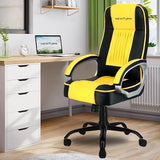NEWTURN Paris High-Back (Pre-Assembled) Premium Leatherette Work from Home/Office/Desk/Computer/Study Chair with 2 yrs Parts replc. wrty
