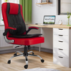 NEWTURN Commando Double Cushion Boss Office revolving Chair with Adjustable hndl