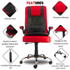 NEWTURN Commando Double Cushion Boss Office revolving Chair with Adjustable hndl