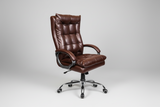NEWTURN Boxer High Back (Pre Assembled) with Heavy Duty Metal Stand Premium Leatherette pre Assembled with 1 years Parts Replacement warranty