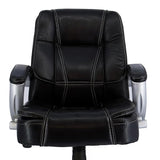 NEWTURN Creta Low Back (PRE-Assembled) with Heavy Duty Metal Stand Ergonomic Premium Leather Revolving Office Chair with 2 Years Warranty(TILT pushback Mechanism)